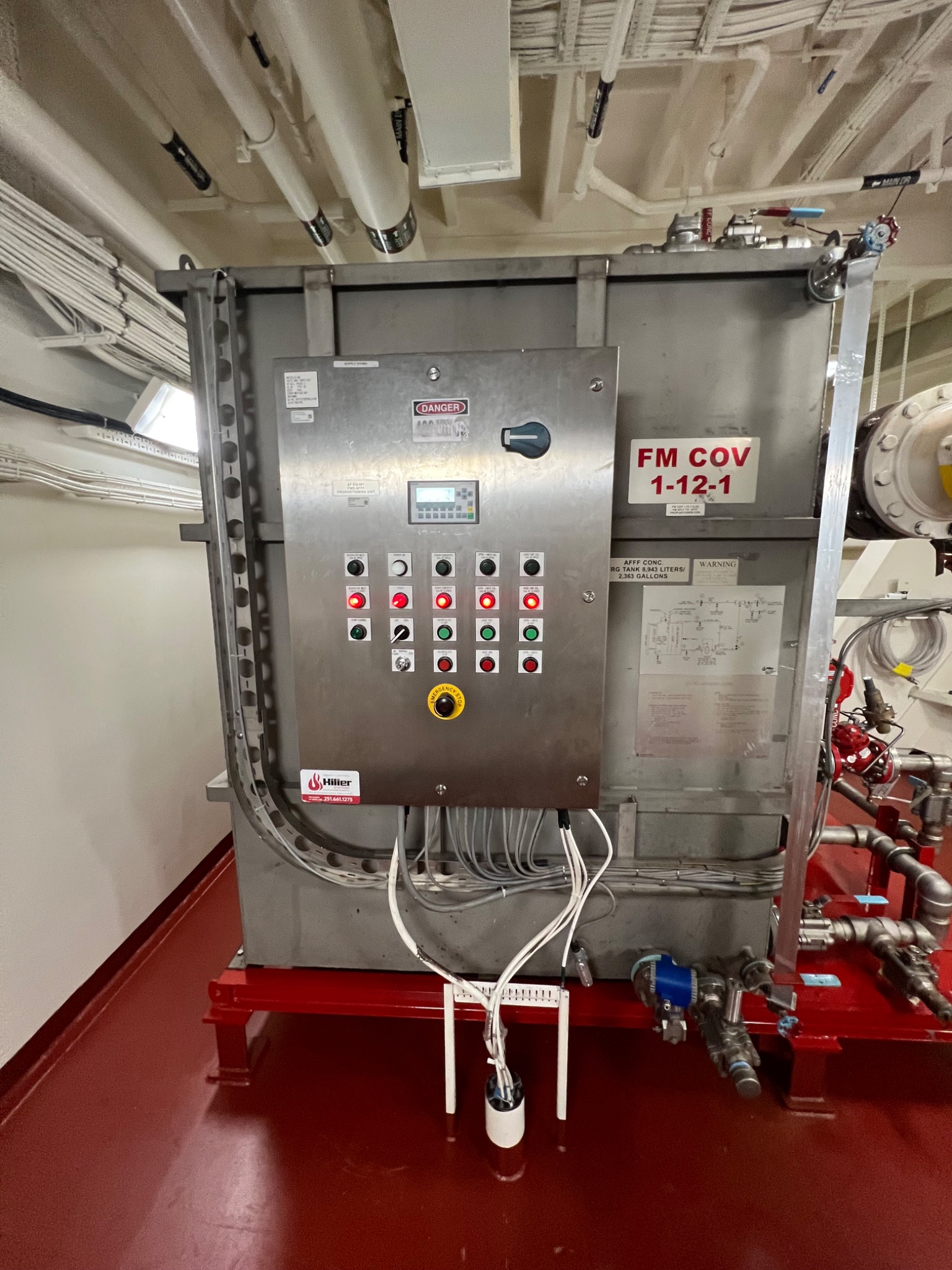 Foam concentrate controls